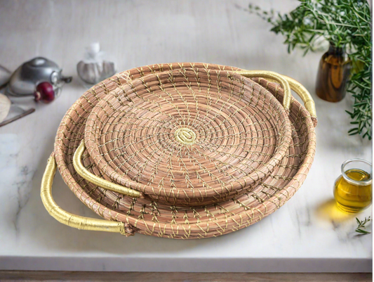 Round Serving Tray (set of 2)
