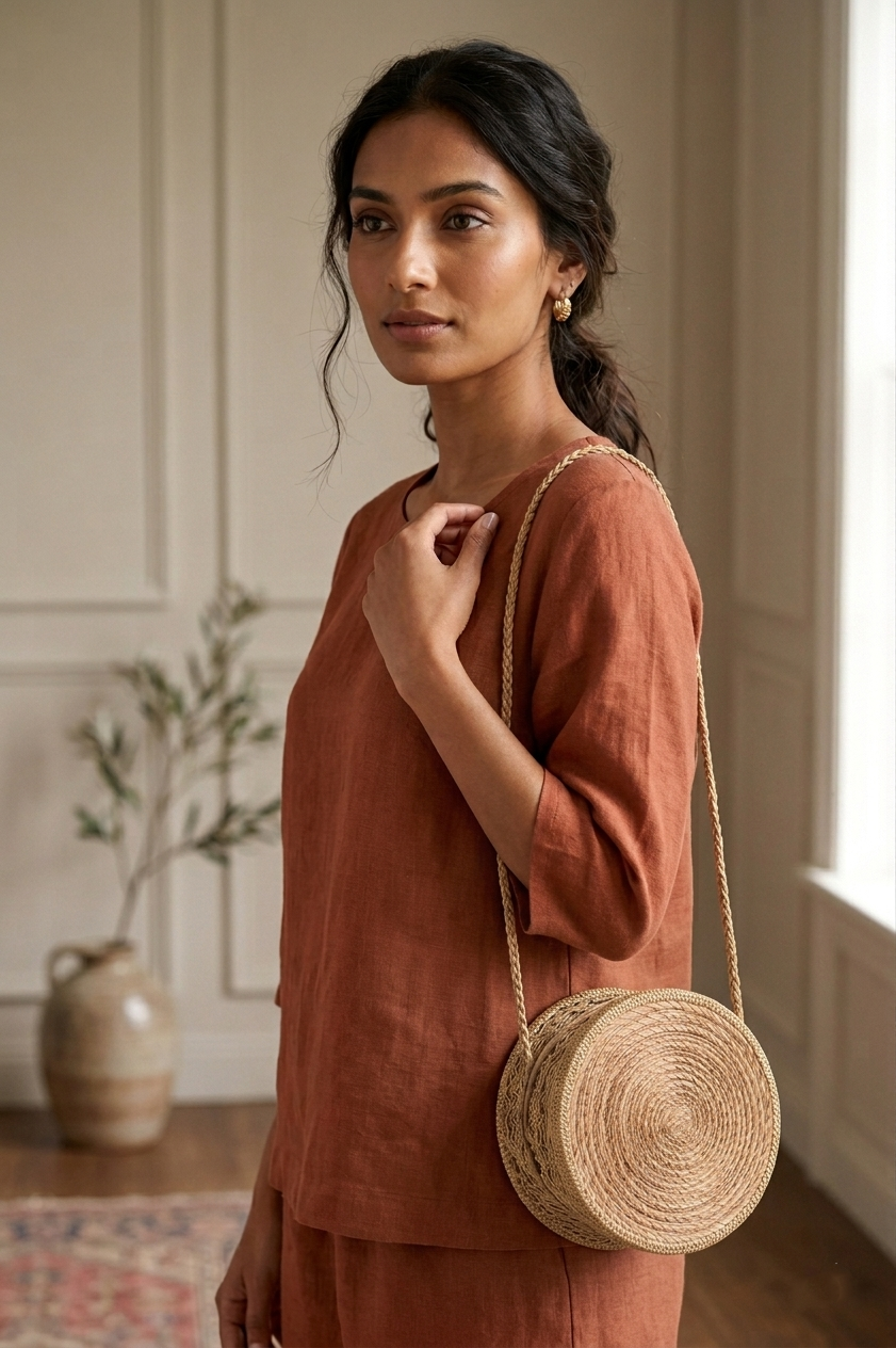 Sling Bag (Jute mesh)